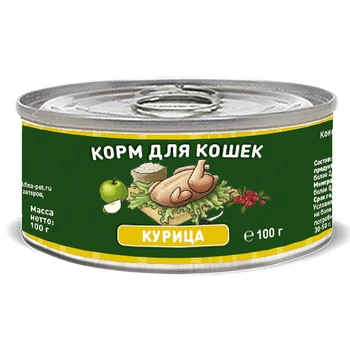 

Solid Natura holistic cat chicken 0,1 kg * 12 PCs
