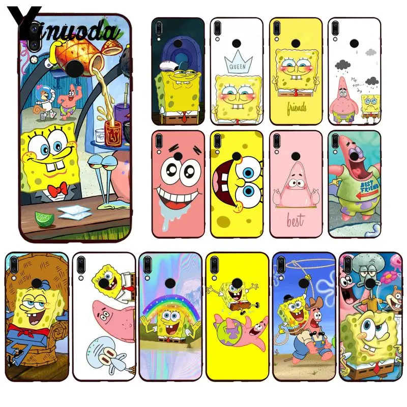 

Yinuoda Best Friends Sponge Bob BFF Phone Case for Huawei P20 P30 P20Pro P20Lite P30Lite P Smart P10Lite