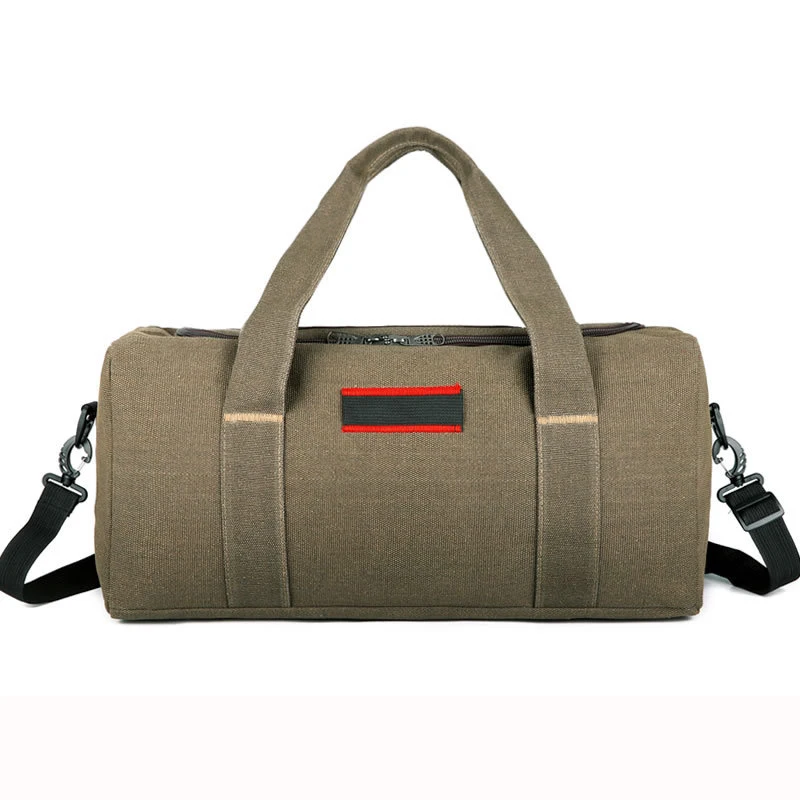S Khaki travel bag Большая Вместительная дорожная сумка, спортивные сумки, многофункциональная нейлоновая дорожная сумка для путешествий, универсальная водонепроницаемая сумка для путешествий, посылка на выходные - Цвет: S Khaki travel bag