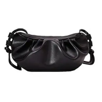 

Candy Color Shoulder Messenger Dumpling Bag Solid Color Shoulder Coin Phone Bag Female Small Ladies Handbag