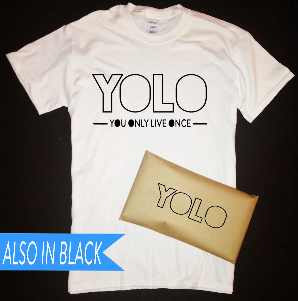 YOLO You Only Live Once футболка с yolo' упаковкой Lonely остров дешевые оптовые футболки 100%