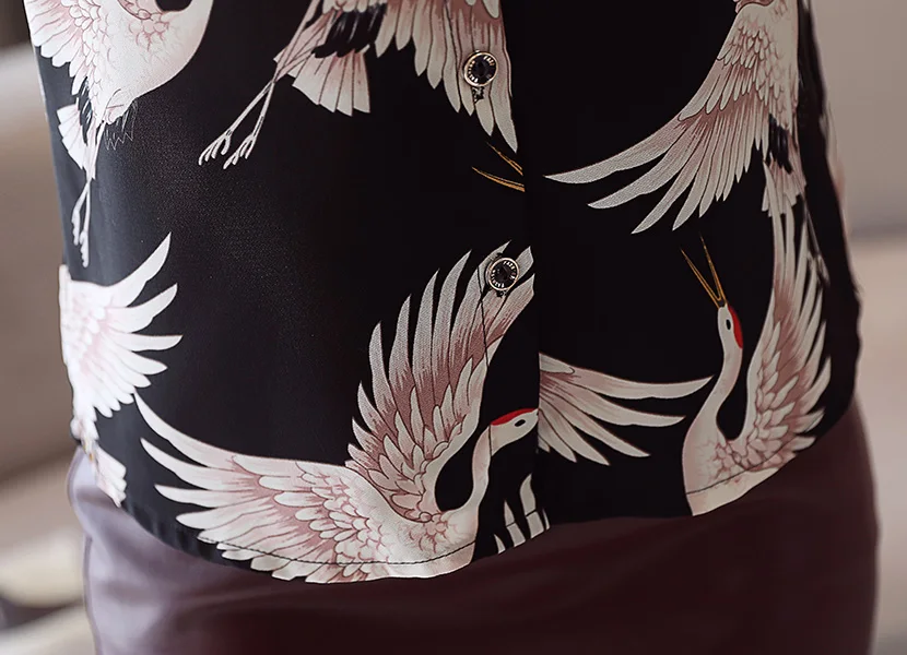 Blusas mujer de moda осень длинный рукав элегантная шифоновая блузка тонкий китайский стиль Женская блузка рубашка плюс размер рубашка