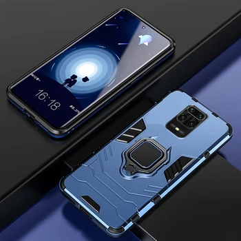 

For Xiaomi Redmi Note 9S 9 S Case Luxury Cover Metal Ring Phone Stand Hard Case on For xiaomi Redmi Note 9 S 9s Funda Cover