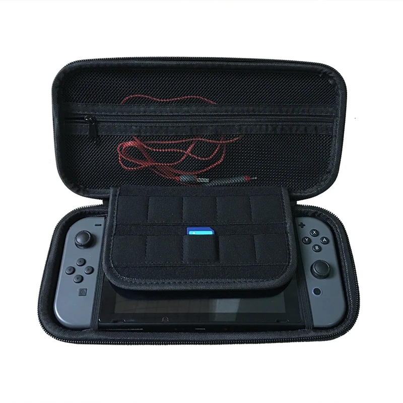 Чехол для переноски для nintendo Switch-защитный чехол для путешествий подходит для адаптера переменного тока-включает в себя 10 игр, жесткий корпус, аксессуары P