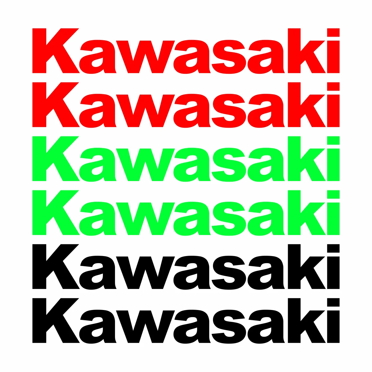 Виниловые светоотражающие наклейки для Kawasaki мотоциклов с логотипом аксессуары