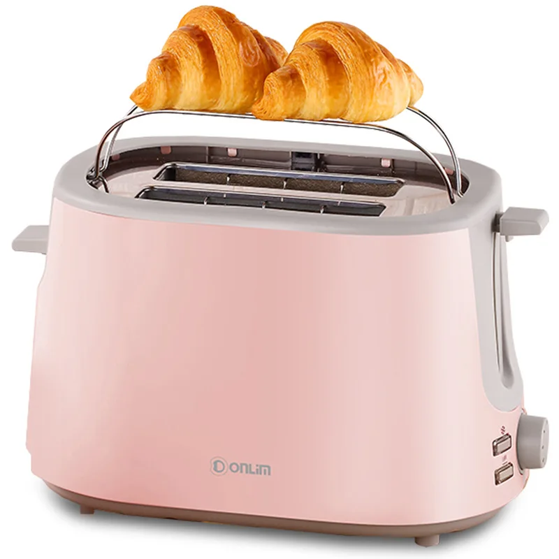 Donlim/DF DL-1701 Toaster Household 2 PCs Breakfast Stainless Steel Roast Toaster