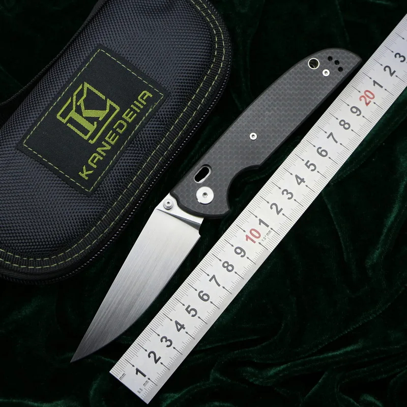 KanedeiiaDolphinfoldingKnifeS35VNbladetitaniumcarbonfiber