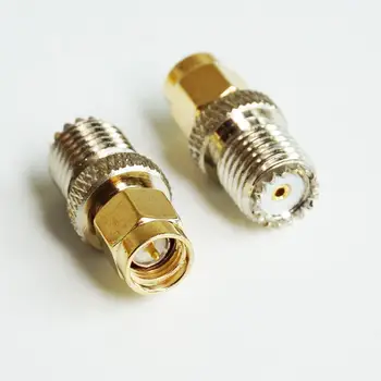 

miniUHF To SMA Cable Connector Socket mini UHF MINIUHF Female To SMA Male Jack Copper Gold Plated Straight Coaxial RF Adapters