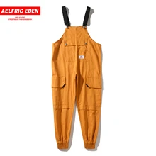 Aelfric Eden хип хоп Мульти Карманы Мужская Рабочая одежда Harajuku уличная повседневные брюки джоггеры Модные шаровары потертые брюки