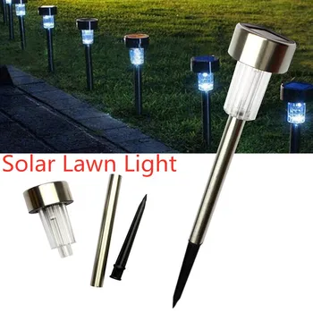 

Pocketman Stainless Steel Solar Lawn Light Outdoor Waterproof Solar Lamp Garden Decorative Solar Lamp Solar Buried Lights