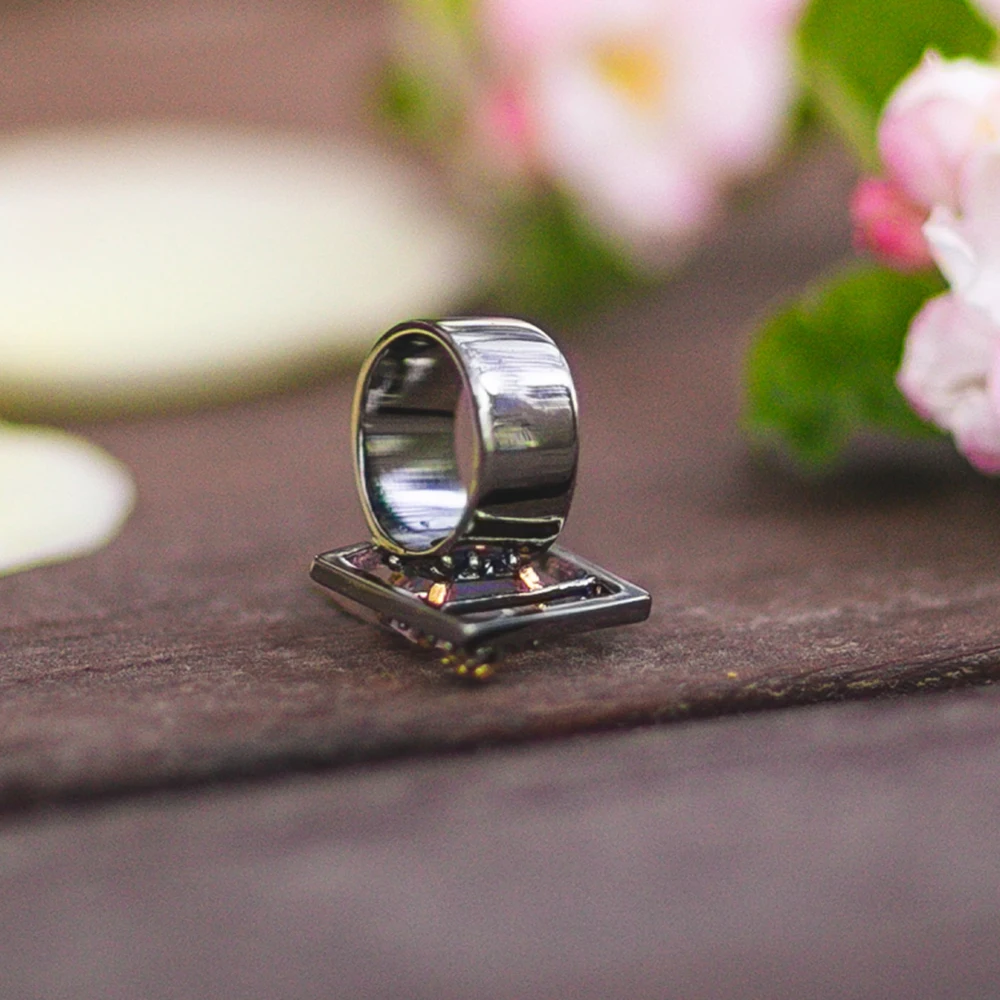 Pink stone ring (12)