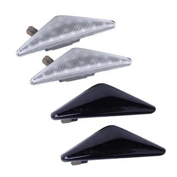 

2pcs Car LED Dynamic Sequential Side Marker Signal Light Indicators Repeater Lamp 98AB13K354AA Fit For Ford Focus 1 Mondeo 3