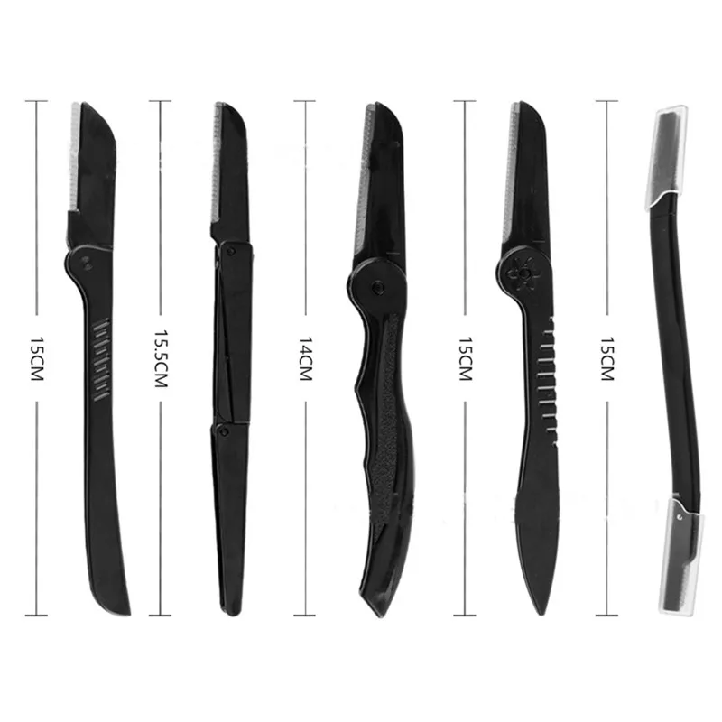Women Eyebrow Trimmer Facial Hair Remove Razor Epilator Eye Brows Blades Shaver Knife Girl Makeup Cutting Cosmetic Tool | Красота и
