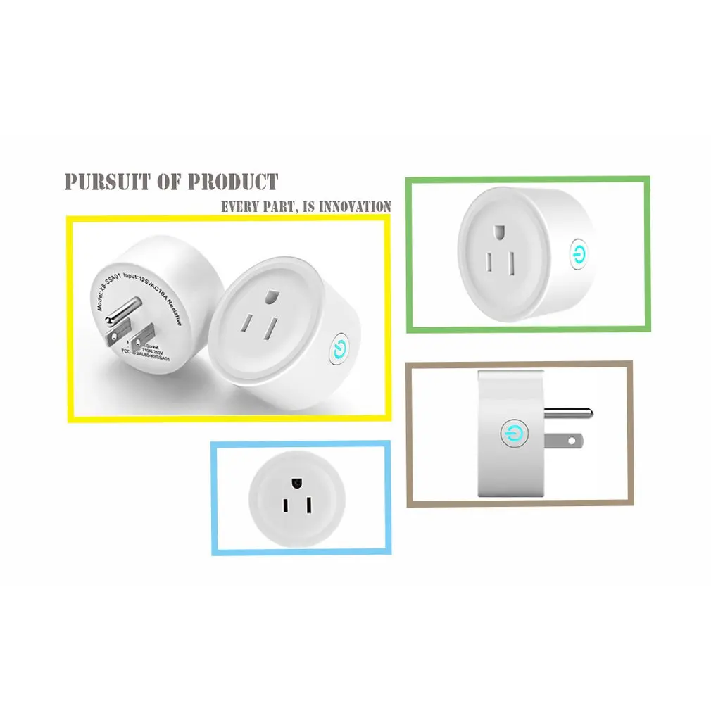 Umps-Ws02 Smart Plug Wi-Fi умная розетка power Monitor Outlet работает с Google Home Mini Alexa IFTTT