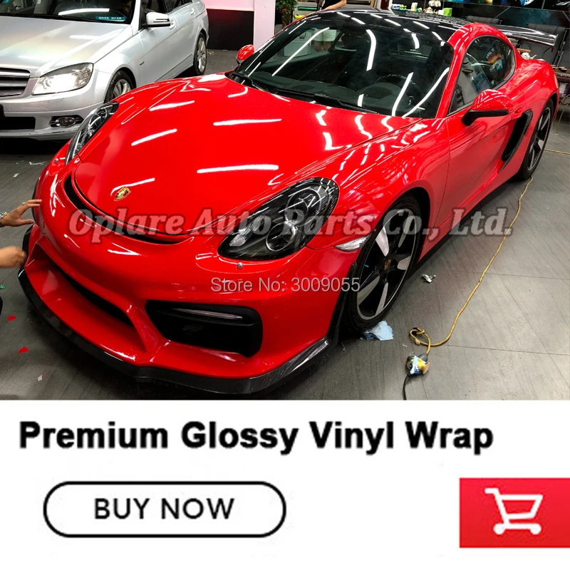 Highest quality super gloss fire red vinyl wrap Racing red vinyl wrap  bright red vinyl for car wrap quality Warranty 5m/10m/18m|Car Stickers| -  AliExpress