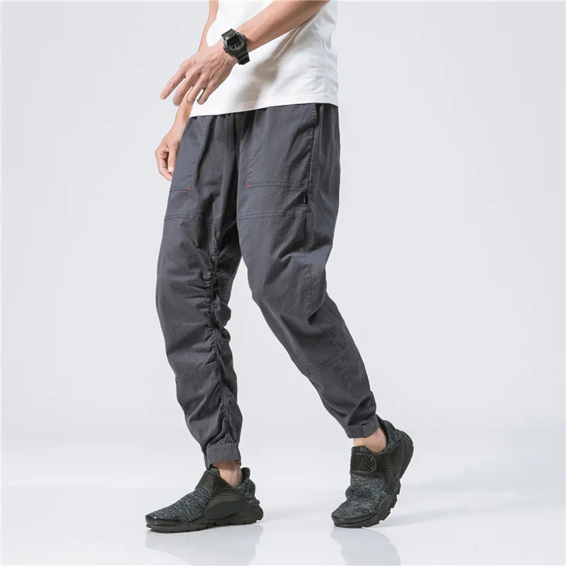 

Yamaichi Designer Popular Brand Spring And Summer New Style Japanese-style Origional Fashion Man Loose-Fit Pleated O Thinner Pan