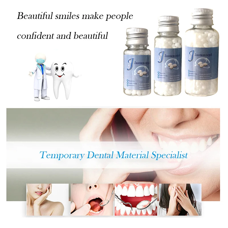 

Halloween Vampires Denture Adhesive Resin Teeth Solid Glue Fangs Dentures Props Costume Party Gel Novelty Funny Toys For Party