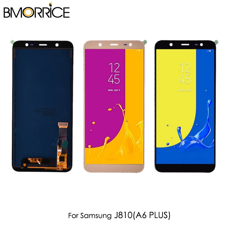 

AMOLED / TFT LCD For Samsung Galaxy J8 2018 J810 SM-J810 Touch Screen Digitizer Assembly Replacement Adjustable Bright