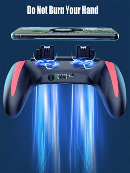 

Gamepad Pubg Controller Double Cool Fan 5000 Mah Powerbank Game-Controller Android Joystick Mobile H10 Game Pad