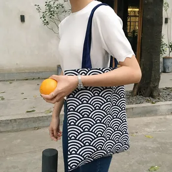 

Canvas Shoulder Bag Women's Fashion Casual Printed High Quality Durable Shoulder Bags Handbag Tote