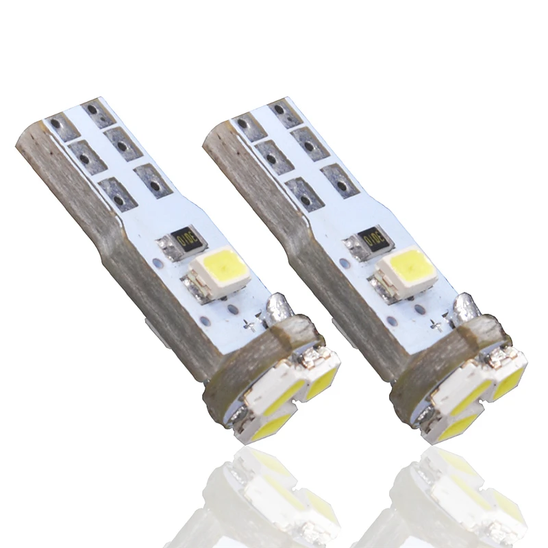 500 шт. высокое качество T5 светодиодный W1.2W 5 1206 SMD Авто DC 12V 3020 лампы с клиновидным основанием для приборных панелей(Калибровочные лампы