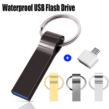 

Metal OTG Pendrive 128 GB USB Flash Drive 128GB 64GB 32GB 16GB 8GB GO Flash Memory Stick Pen Drive USB Stick Cle usb