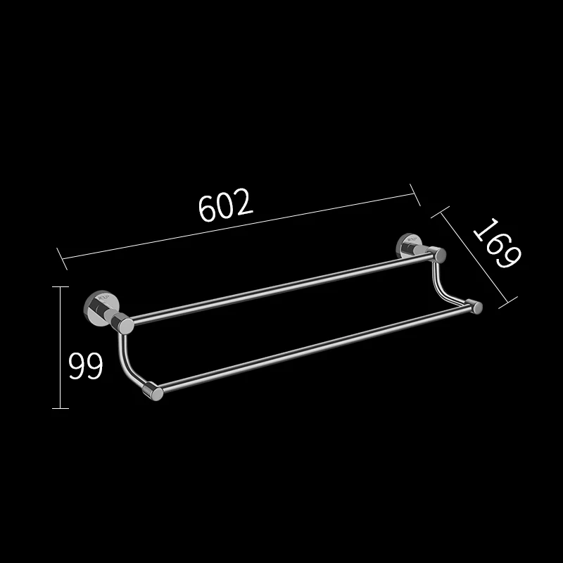 WNP SUS304 набор из нержавеющей стали для ванной комнаты, настенный хромированный полированный держатель для туалетной бумаги, держатель для полотенец, аксессуары для ванной комнаты