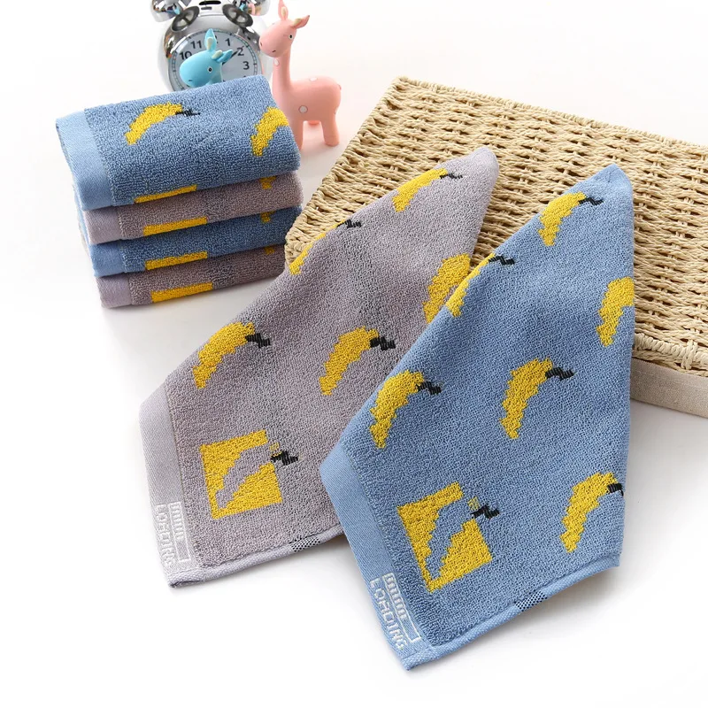 

[Cotton] Pure Cotton Kindergarten Small Tower 5-6 Packaged in the Shape of Bars Children Hand Cleaning Universal Baby Bibs