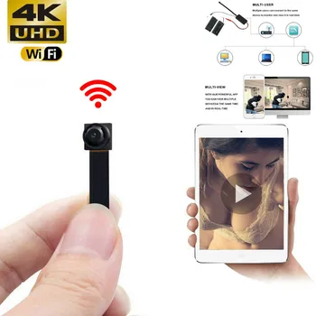 

4K DIY Portable WiFi IP Mini Camera P2P Wireless HD Micro webcam Camcorder Video Recorder Support Remote View TF card