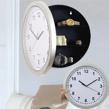 

Wall Clock Hidden Safes,Clock Safe Secret Safes Hidden Safe Wall Clock For Secret Stash Money Cash Jewelry,Wall Clock Compartme
