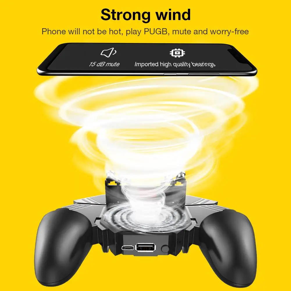  Game Helper Controller AK77 MEMO Mobile Phone Game Handle For PUBG Six Finger Fingers PUGB Handle W