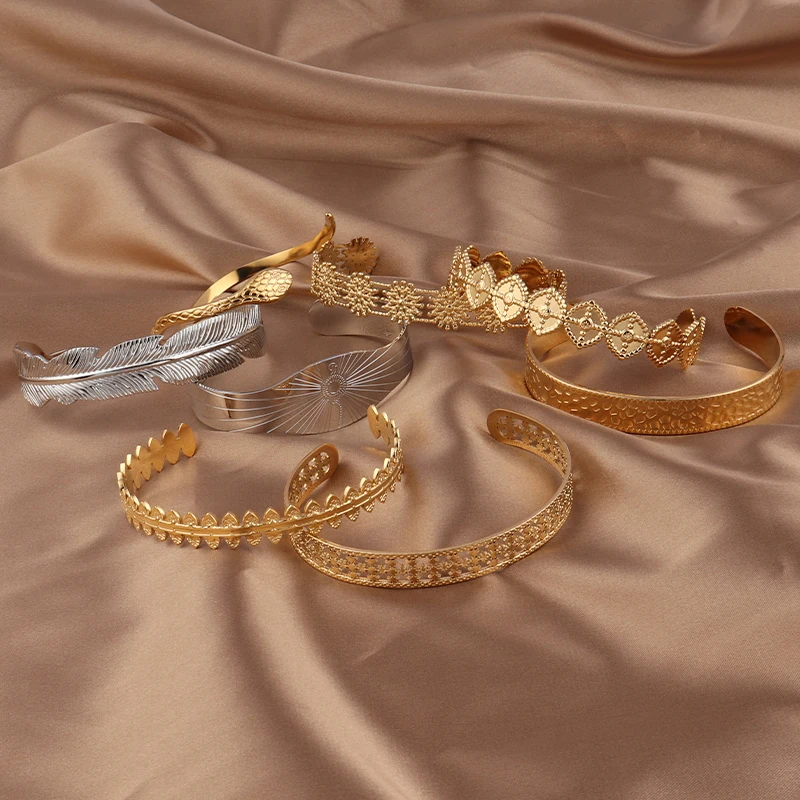 Bangle Bracelet Stainless Steel Opening Bracelet For Women