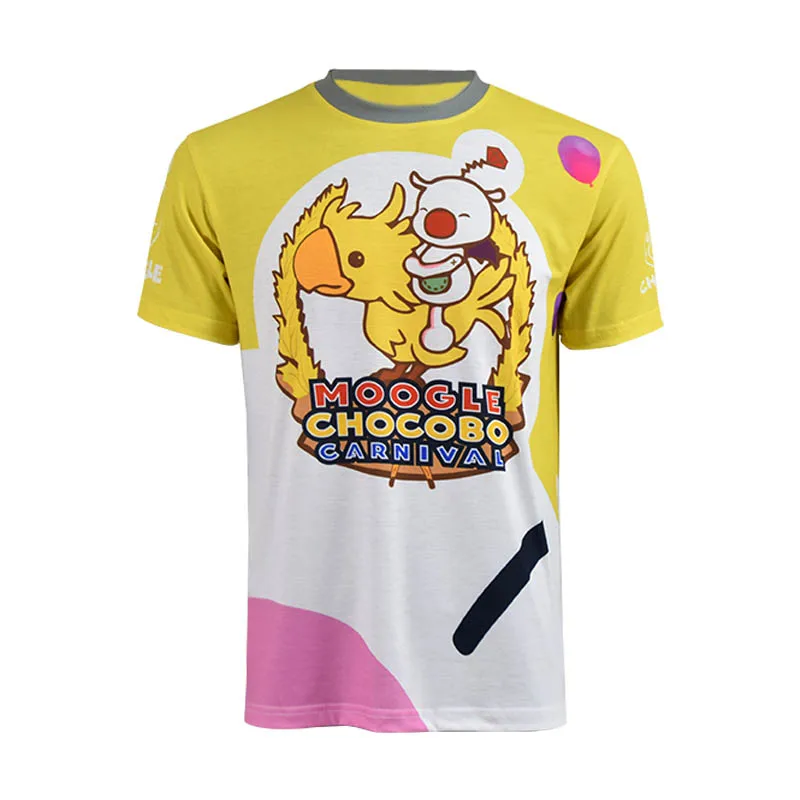 Футболка для косплея могогл Chocobo финальная фантастическая Карнавальная фосфит