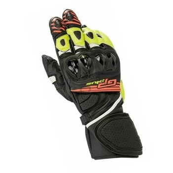 

New 4 Colors 100% Genuine Leather GP Plus R V2 Motorcycle Long Gloves Racing Driving Motorbike Original Cowhide GP PRO Gloves