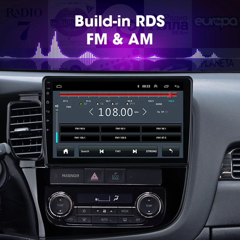 JMCQ 10 &quotдля Mitsubishi Outlander 3 2013 2018 автомобильное радио 2G + 32G RDS Android плеер GPS Мультимедиа