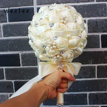 Weztez ручной работы Кристальный Свадебный букет товары для свадьбы Поставки новобрачная, букет SPH125