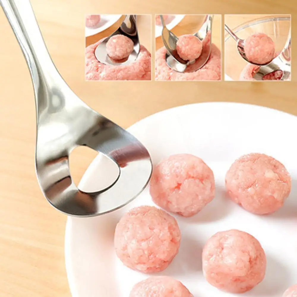 

Stainless Steel Meatball Maker Maker Mold Household Manual Non-Stick Beef Ball To Make Meatballs Artifact Croquet Tool