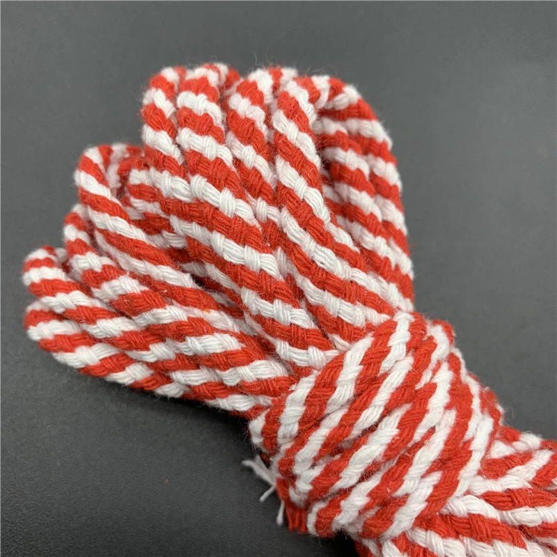 5yards/lot 6mm Cotton Cord Rope Eco-Friendly Twisted Rope High Tenacity Thread DIY Textile Craft Woven String Home Decoration cotton rope