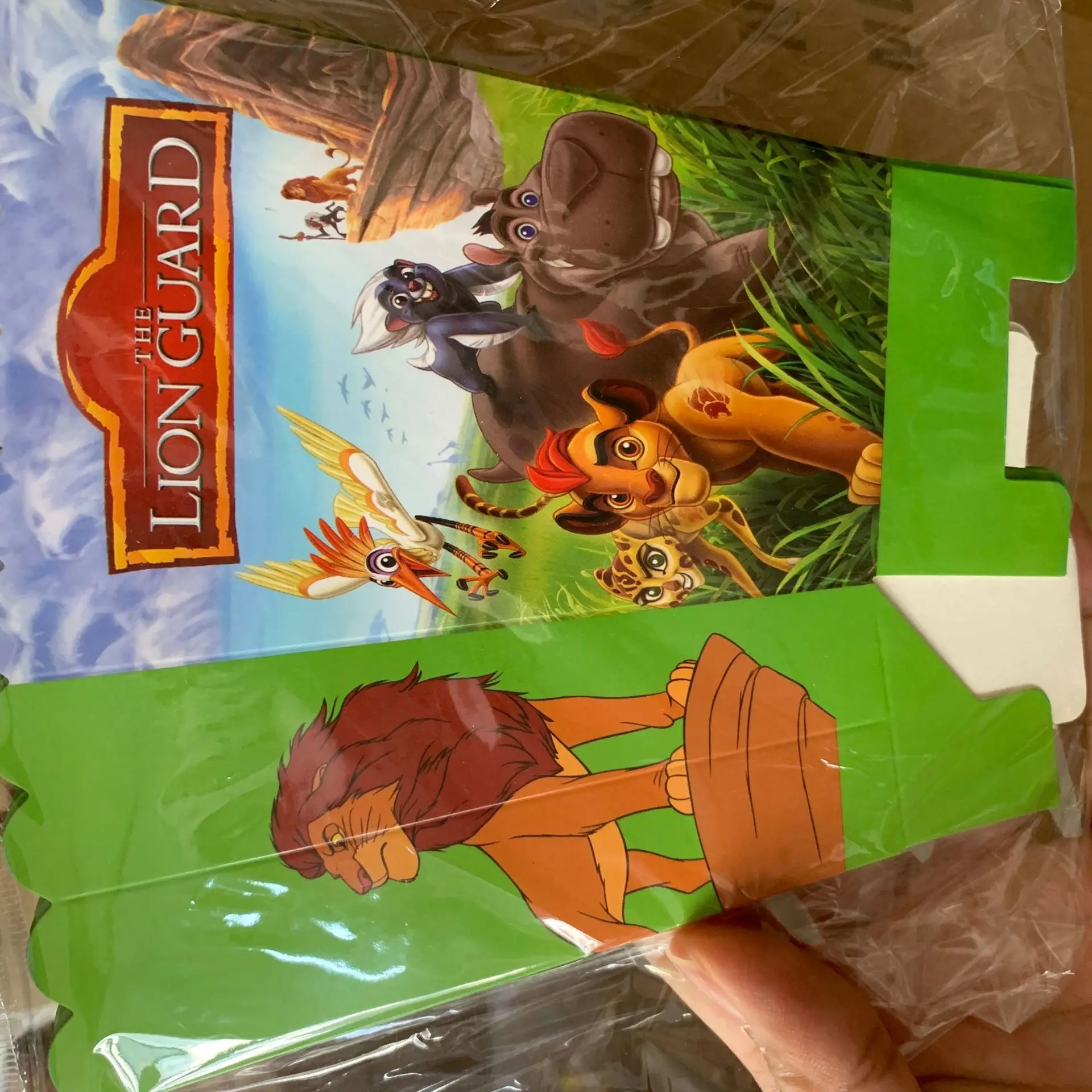 Король Лев День рождения бумажная тарелка чашка Simba тема детские украшения для вечеринки в честь Дня Рождения принадлежности животные воздушный шар - Цвет: Popcorn box 6pcs