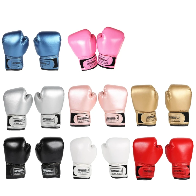 Boxing  Gloves BAG  MMA,Muay Thai Junior Punch Bag Mitts Girls Boxing R A X 