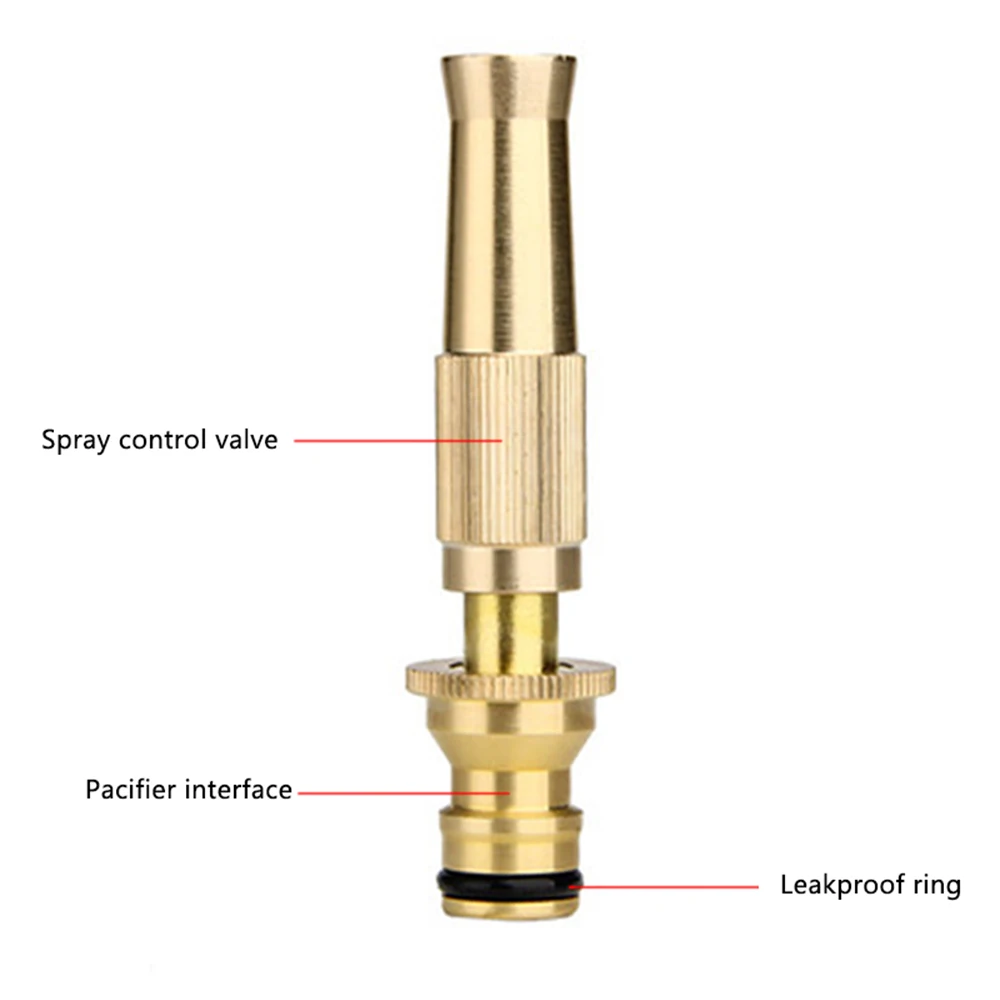 1 PCs Nozzle car cleaning tool Pressure Regulator Hose Nozzle Spray Nozzle Brass Adjustable Sprayer Handpiece