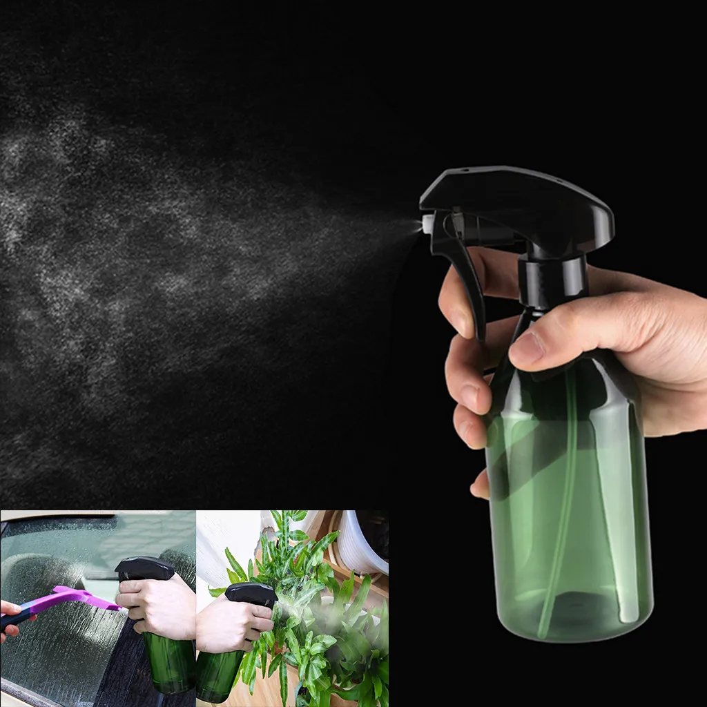 

1PC 300ml Empty Glass Spray Bottles Trigger Water Sprayers Atomiser Oil Bottle Dispenser Container Black,Green jardineria CD