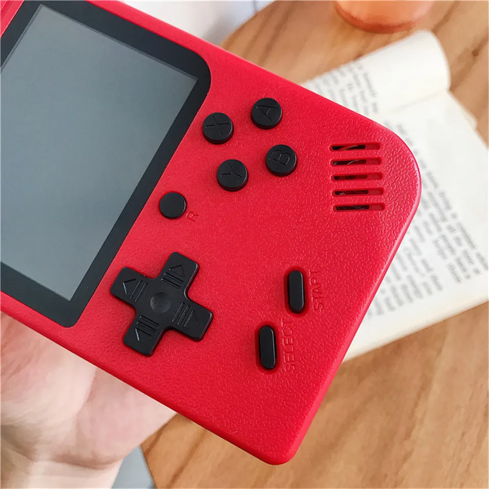 Ретро портативная игровая консоль 3,0 дюймов lcd цветной игровой плеер встроенные 400 Игры Поддержка двойной игры
