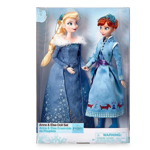 Kit Boneca Anna Frozen Com Boneco Olaf Vinil Macio - Disney no