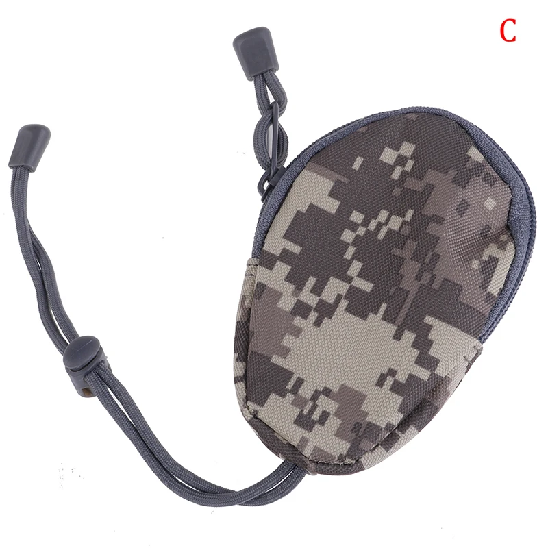 Mini edc porta-chaves, bolsas de moedas, chaveiro de bolso, caixa de zíper, bolsa militar do exército, 1 peça