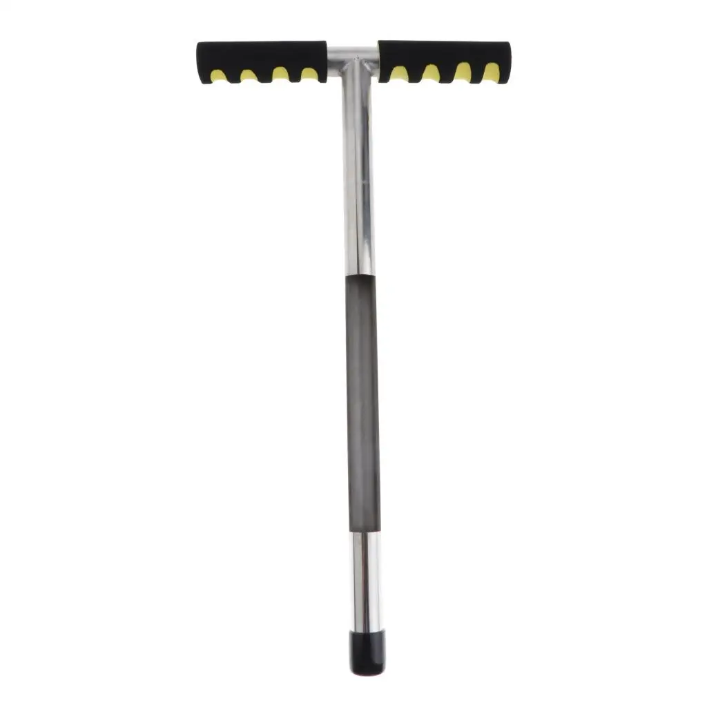 Stainless Steel Soil Sampler Probe, 20inch Soil Test Kits with Anti-Slip Handle Cover, Great for Plant Care Garden Lawn Farm