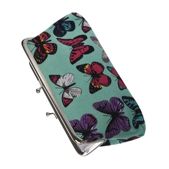 

Women's Ladies Butterflies Printed Coin Purse(green)