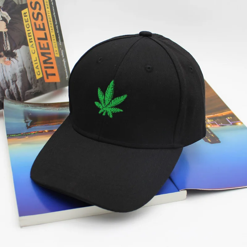 Вышивка кленовый лист Белая Кепка Snapback новые модные головные уборы для мужчин и женщин хлопок Swag Хип Хоп Бейсболка с регулируемым размером s