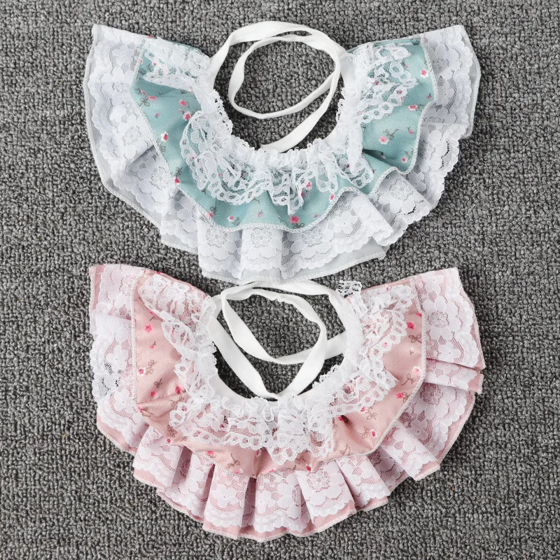 

20pcs/Lot Pet Dog Cat Bandanas Classy Lace Flower Scarf Bibs Dog Grooming Accessories for Teddy Small Medium Dogs Pet Products