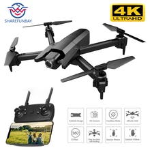 Global Drone 4K กล้อง HD RC เฮลิคอปเตอร์ Quadcopter แบบพับได้ FPV Quadrocopter Drone X Pro Dron VS Drone e58 E520S(China)